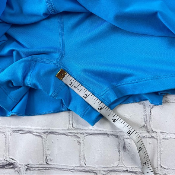 Nike Woman’s Dri Fit Blue with white stripe Tennis Skort size L - Picture 10 of 11